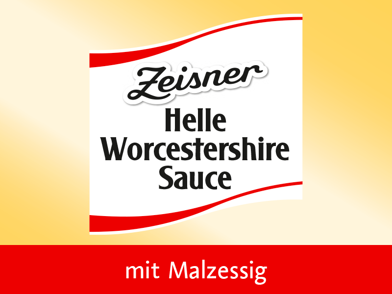 Helle Worcestershire-Sauce mit Malzessig Logo